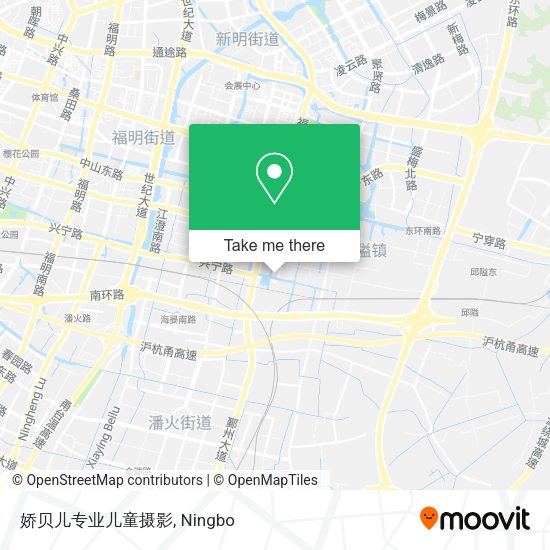 娇贝儿专业儿童摄影 map