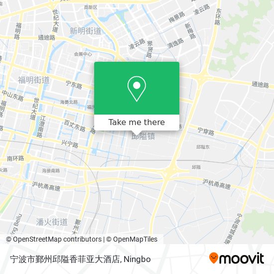 宁波市鄞州邱隘香菲亚大酒店 map