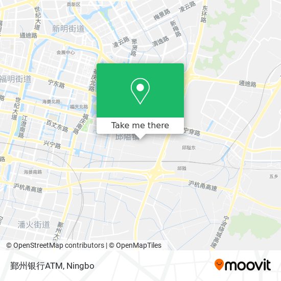 鄞州银行ATM map