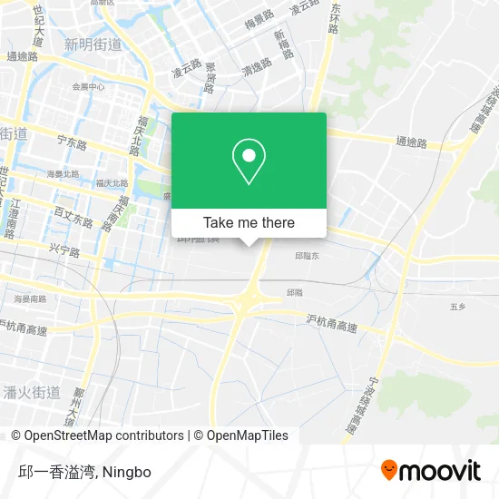 邱一香溢湾 map