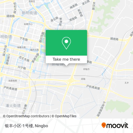 银丰小区-1号楼 map