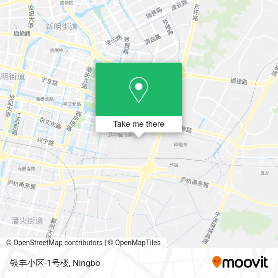 银丰小区-1号楼 map