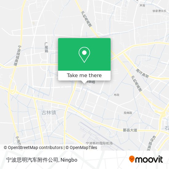 宁波思明汽车附件公司 map
