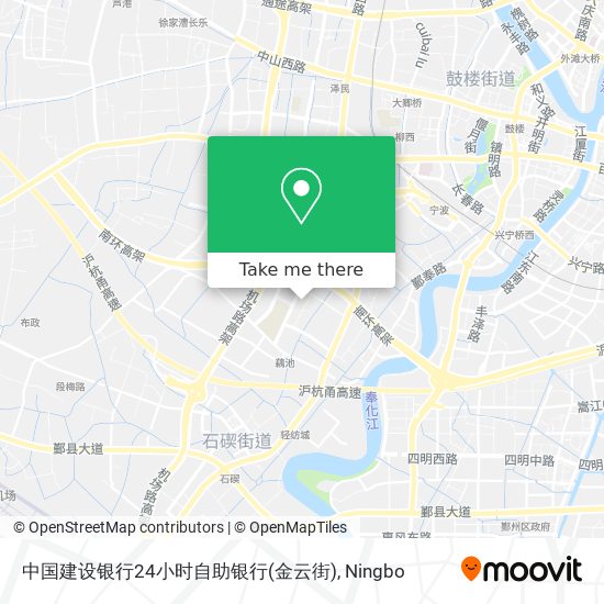中国建设银行24小时自助银行(金云街) map