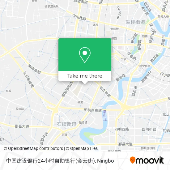 中国建设银行24小时自助银行(金云街) map