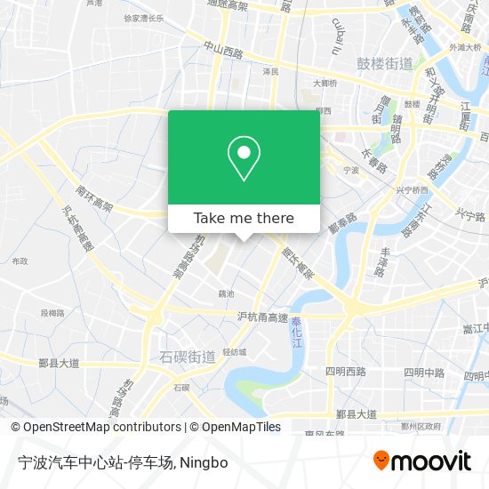 宁波汽车中心站-停车场 map