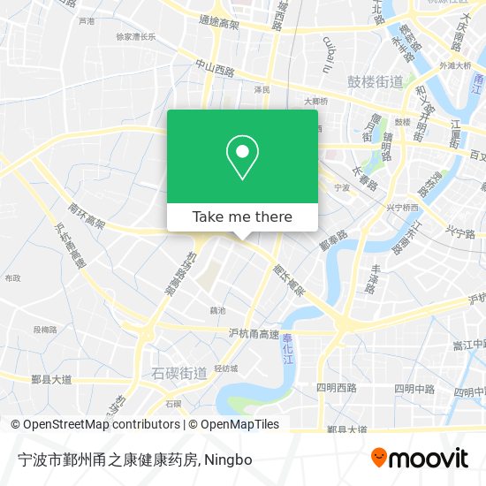 宁波市鄞州甬之康健康药房 map