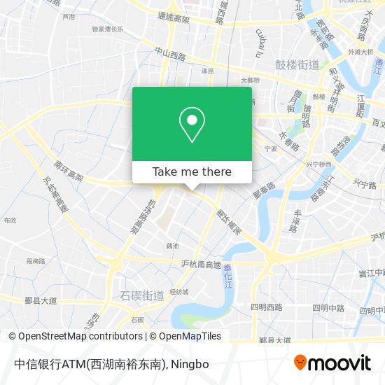 中信银行ATM(西湖南裕东南) map