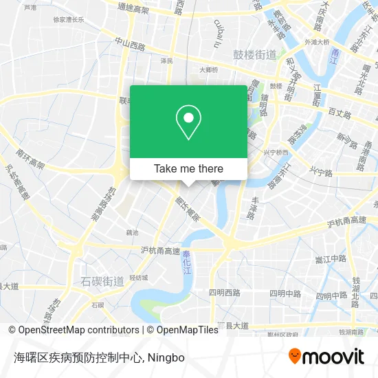 海曙区疾病预防控制中心 map
