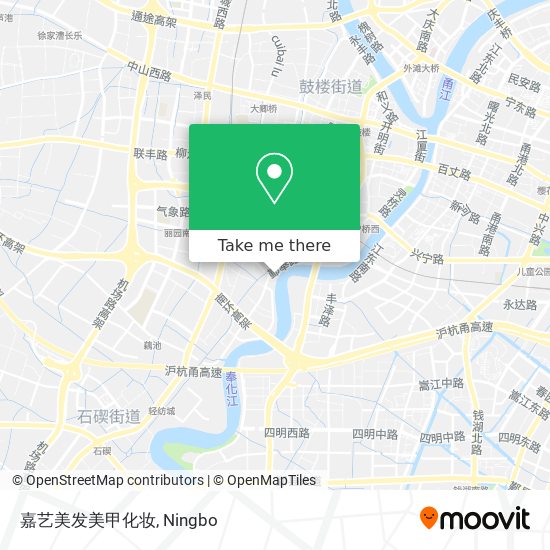 嘉艺美发美甲化妆 map