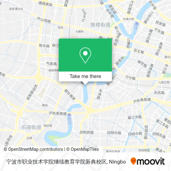 宁波市职业技术学院继续教育学院新典校区 map