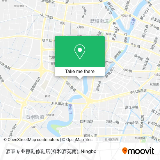 嘉泰专业擦鞋修鞋店(祥和嘉苑南) map