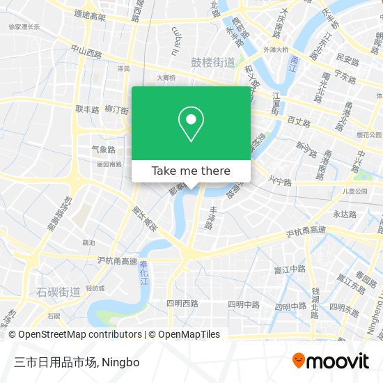 三市日用品市场 map