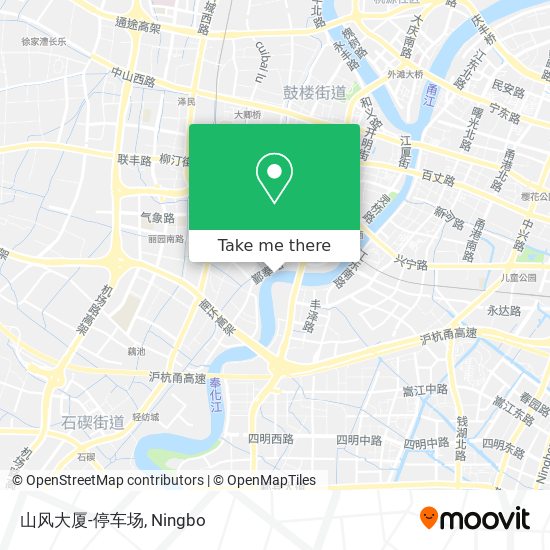 山风大厦-停车场 map
