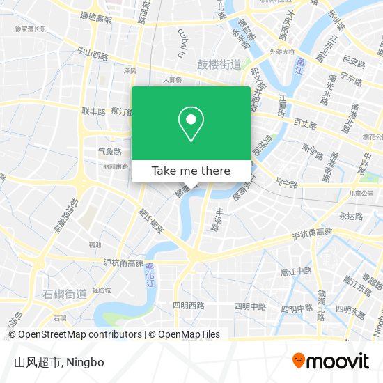 山风超市 map