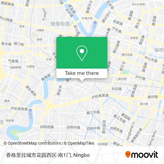 香格里拉城市花园西区-南1门 map
