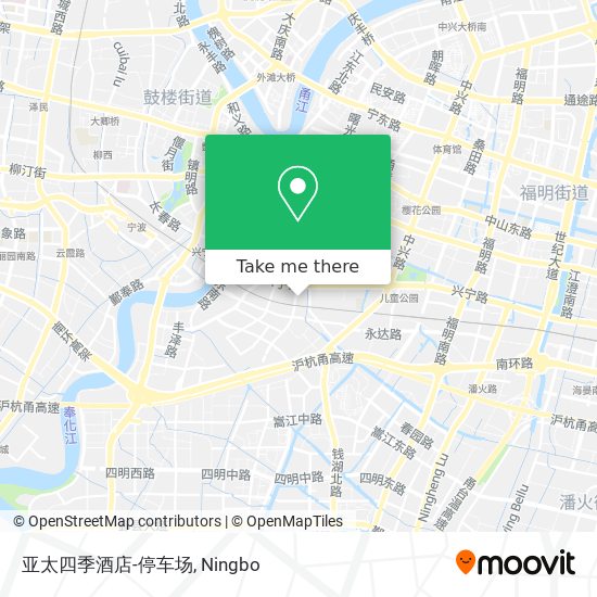 亚太四季酒店-停车场 map
