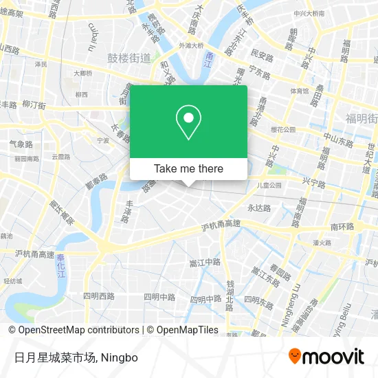日月星城菜市场 map