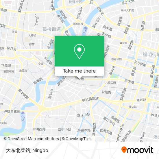 大东北菜馆 map