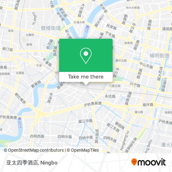 亚太四季酒店 map