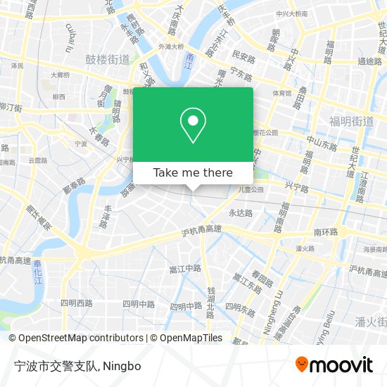 宁波市交警支队 map