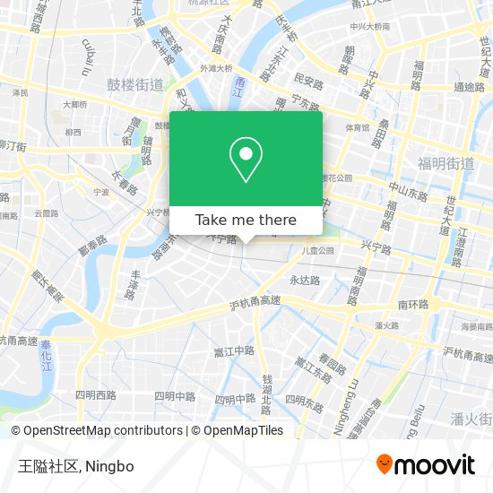 王隘社区 map