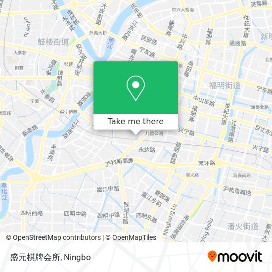盛元棋牌会所 map