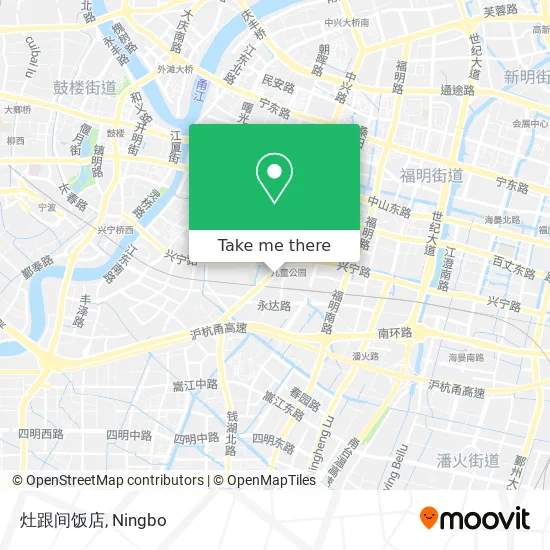 灶跟间饭店 map