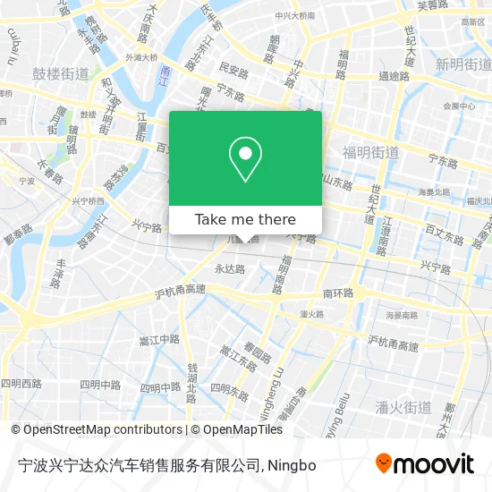 宁波兴宁达众汽车销售服务有限公司 map
