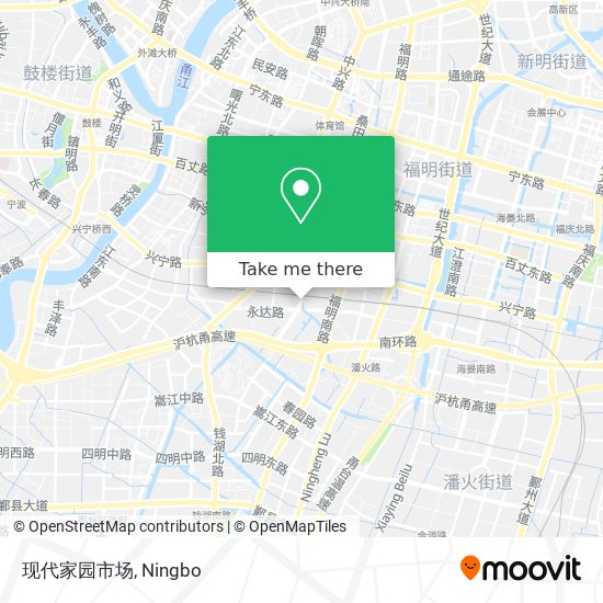 现代家园市场 map