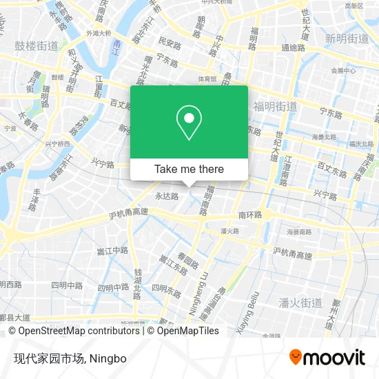 现代家园市场 map