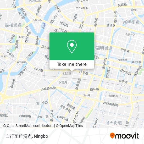 自行车租赁点 map