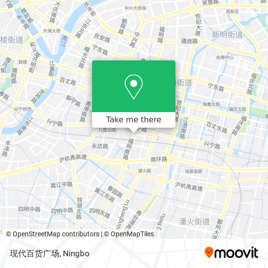 现代百货广场 map