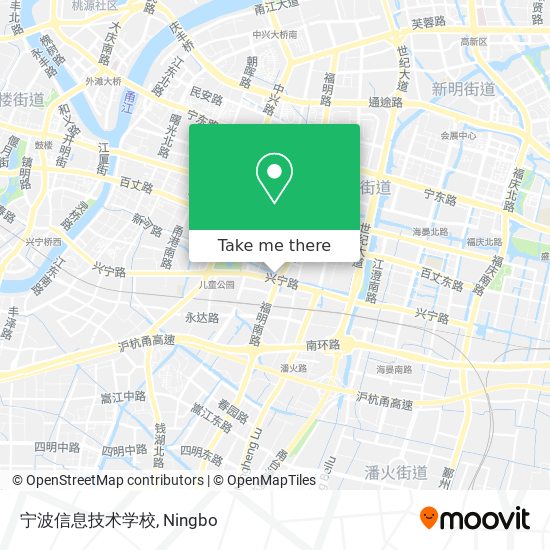 宁波信息技术学校 map