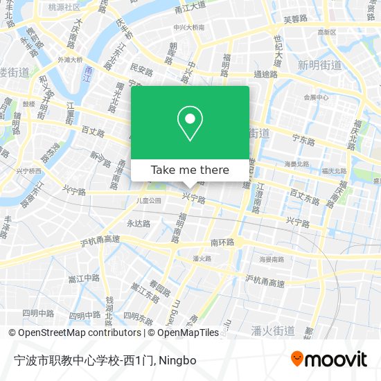宁波市职教中心学校-西1门 map