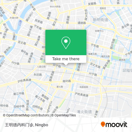 王明德内科门诊 map