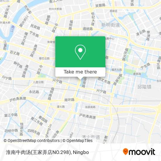 淮南牛肉汤(王家弄店NO.298) map