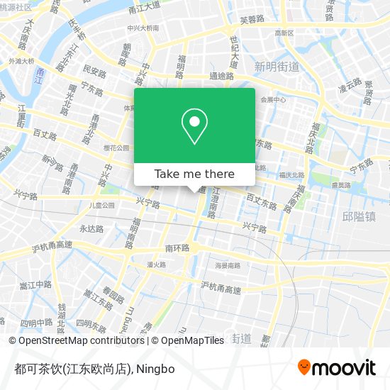 都可茶饮(江东欧尚店) map