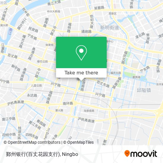 鄞州银行(百丈花园支行) map