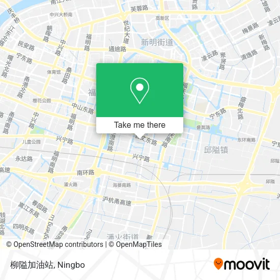 柳隘加油站 map