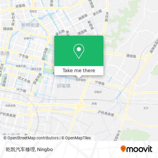乾凯汽车修理 map