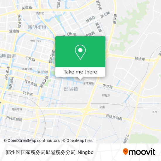 鄞州区国家税务局邱隘税务分局 map