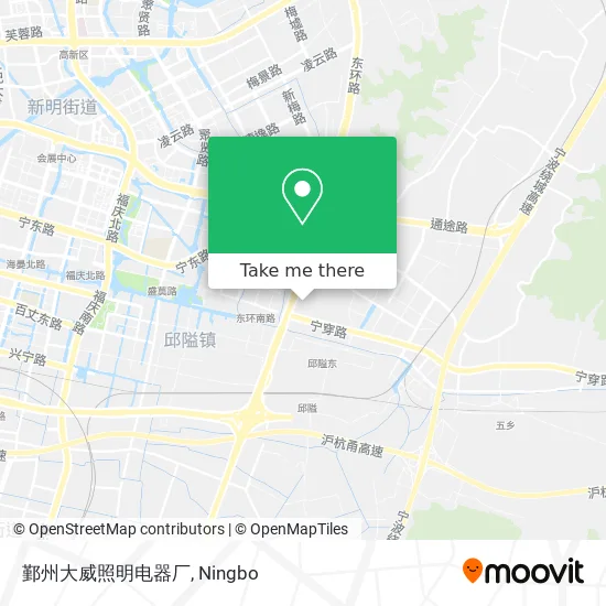 鄞州大威照明电器厂 map