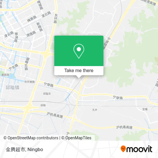金腾超市 map
