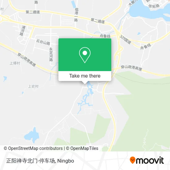 正阳禅寺北门-停车场 map