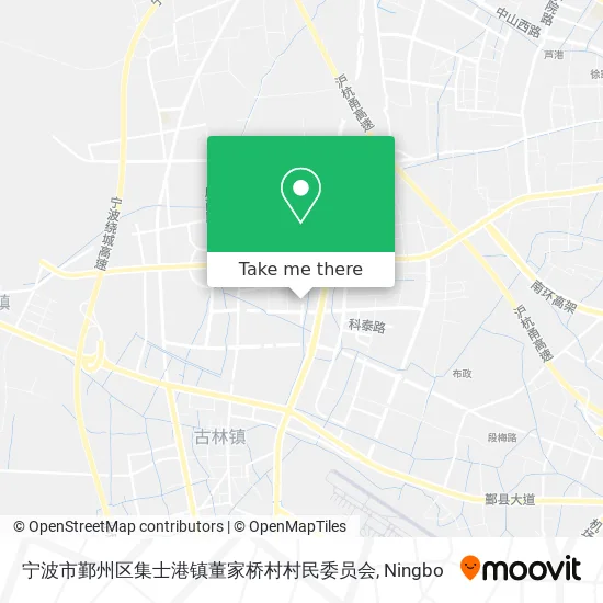 宁波市鄞州区集士港镇董家桥村村民委员会 map