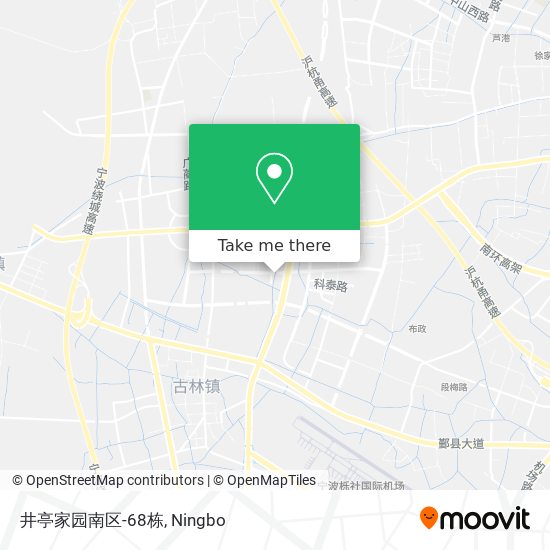 井亭家园南区-68栋 map