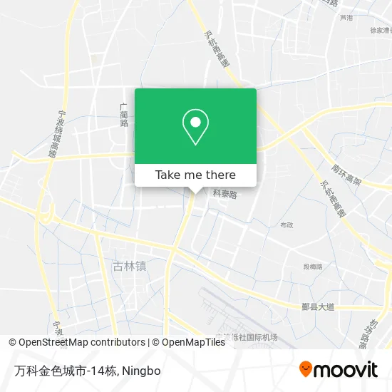万科金色城市-14栋 map
