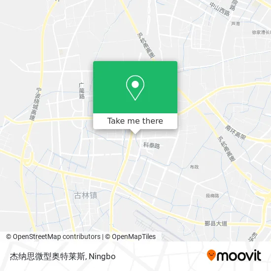 杰纳思微型奥特莱斯 map