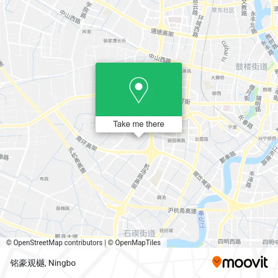 铭豪观樾 map